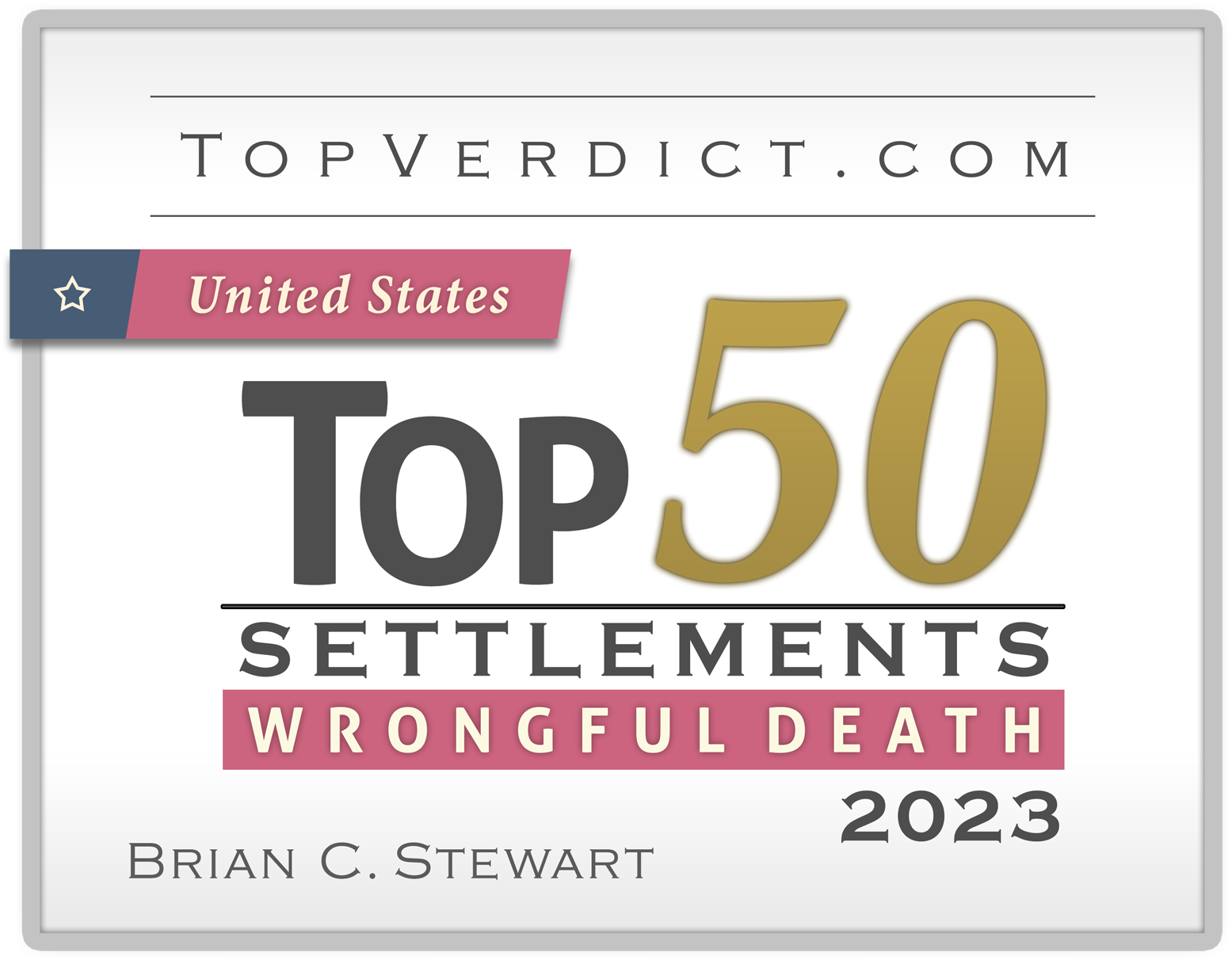 Top 50 Settlements Wrongful Death 2023 Parker & McConkie Personal Injury Lawyers