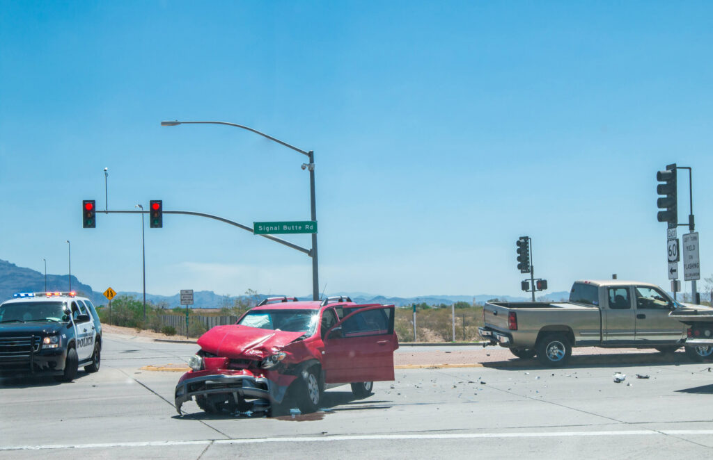 Recovering damages after a major intersection accident in Salt Lake City with an out-of-state driver.