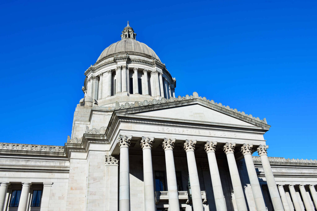 The Washington State Legislative Building, representing the legal jurisdiction for a personal injury claim handled by our Spokane personal injury lawyers.